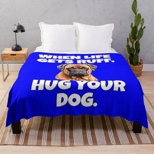 Item preview, Bullmastiff Dog Owner When Life Gets Ruff, Hug Your Dog designed and sold by fantasticdesign.