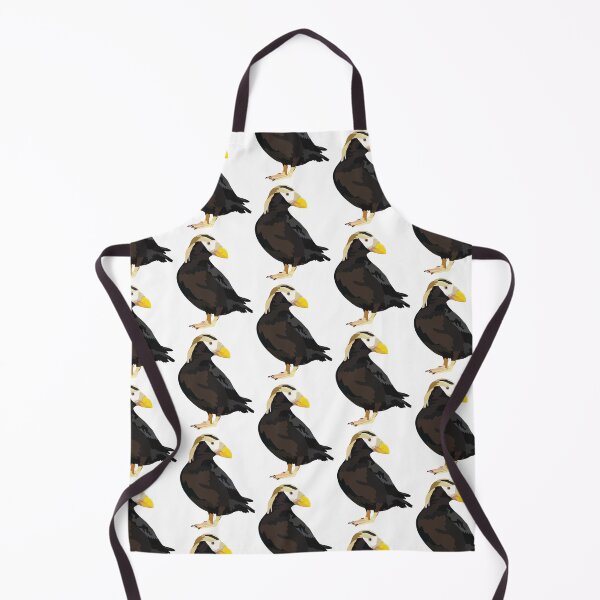 Item preview, T is for Tufted Puffin, Tufted Puffin – Striking Seabird of the North Pacific Illustration designed and sold by PrettylittlepastelUk.