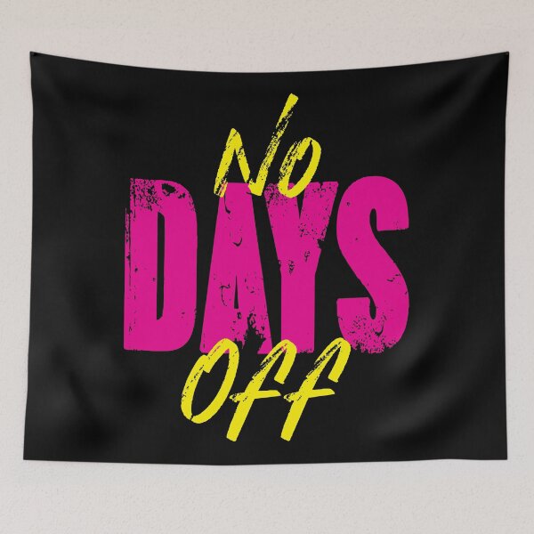 Item preview, Badass Gym Quote | No Days Off designed and sold by typoinspired.
