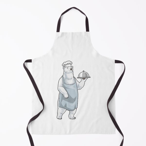 Item preview, Polar bear Chef Serving plate Cook designed and sold by Snabdesign84.