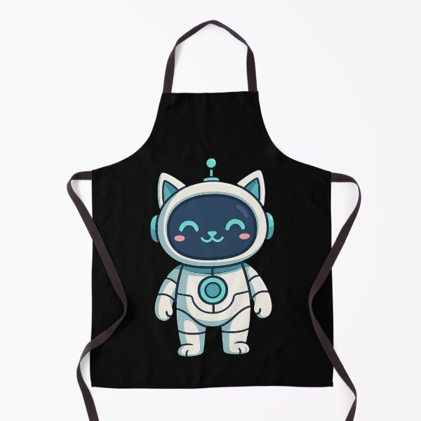 Item preview, Robot Cat – Futuristic Kawaii Space Pet Design designed and sold by RowenaHicks.