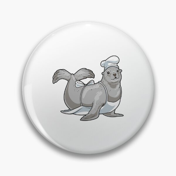 Item preview, Seal Chef Chef's hat Cook designed and sold by Snabdesign84.