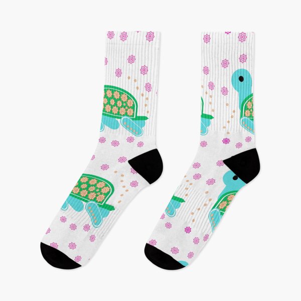Item preview, Colorful turtle with floral star pattern designed and sold by Jjc59.