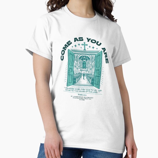 Item preview, Church-Welcome-Tee-Psalm1221-OpenDoors designed and sold by HarmfulField Studios.