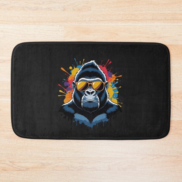 Item preview, Gorilla with Sunglasses and Urban Graffiti Splash – Bold Street Art Style designed and sold by ColorSplash123.