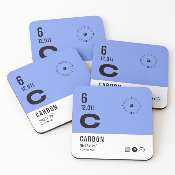 Item preview, 6 Carbon Periodic Table Element Light designed and sold by VoodooCircus.