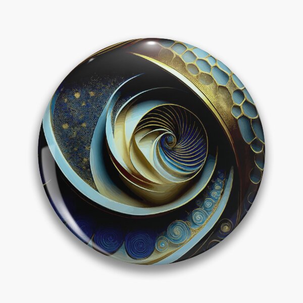 Item preview, Colorful Abstract Fibonacci Art 20 designed and sold by Vicky Brago-Mitchell®.