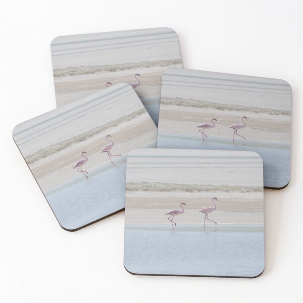 Item preview, Photograph of Two Flamingoes Wading in the Water designed and sold by SecondsOnEarth.