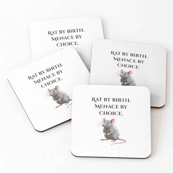 Item preview, Rat by birth. Menace by choice. designed and sold by Larry373.