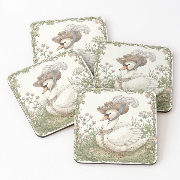 Item preview, Lady Swan in a Feathered Hat designed and sold by Pasteltone.