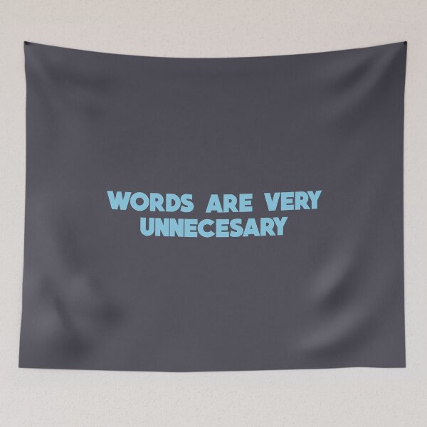 Item preview, Enjoy The Silence, words, blue designed and sold by perezzzoso.