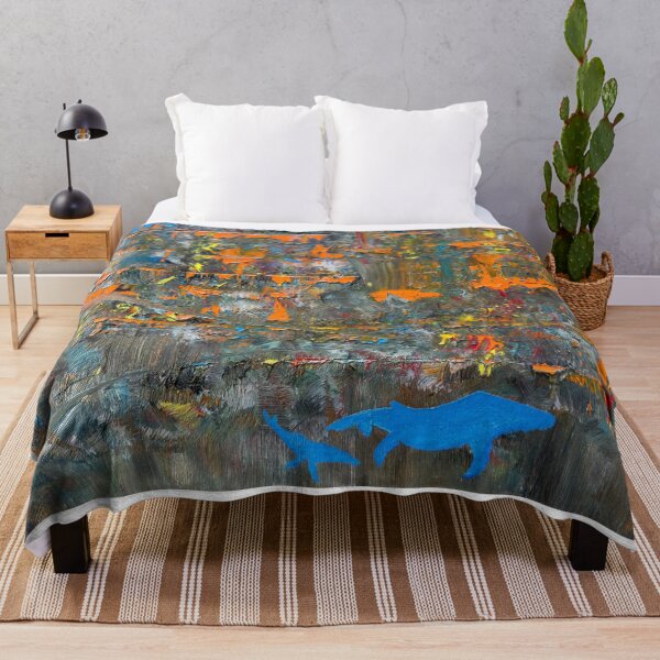 Item preview, HUMPBACK WHALE WITH CALF - oil painting designed and sold by lautir.