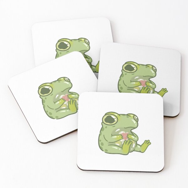 Item preview, Glass frog clutching its heart designed and sold by Art Connection 58.
