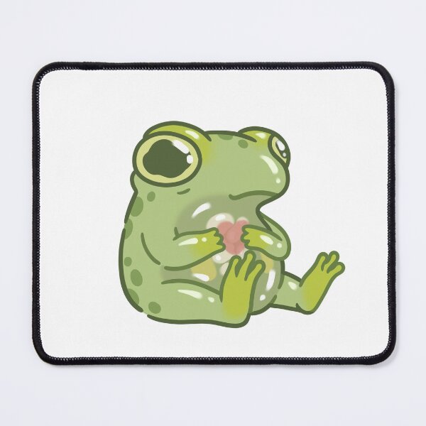 Item preview, Glass frog clutching its heart designed and sold by Art Connection 58.
