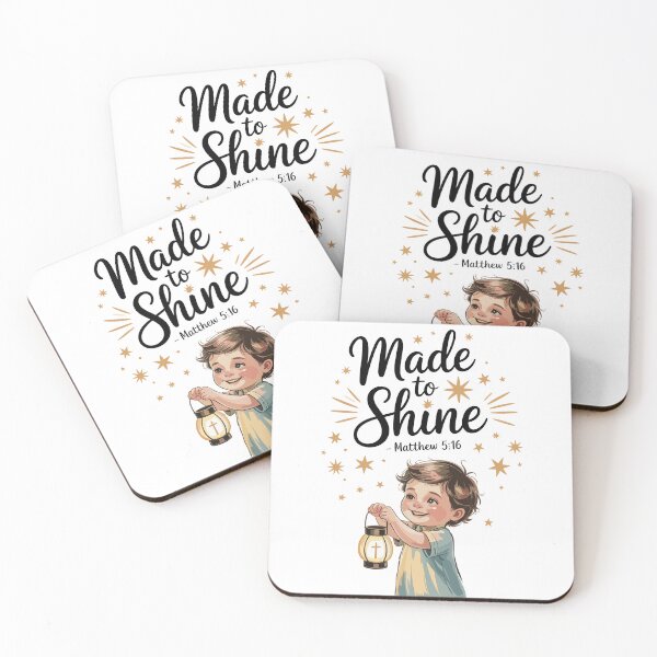 Item preview, Made to Shine Bible Verse | Christian Kids Back to School | Matthew 5:16 Faith Lantern Art designed and sold by HahaHandlesHub.