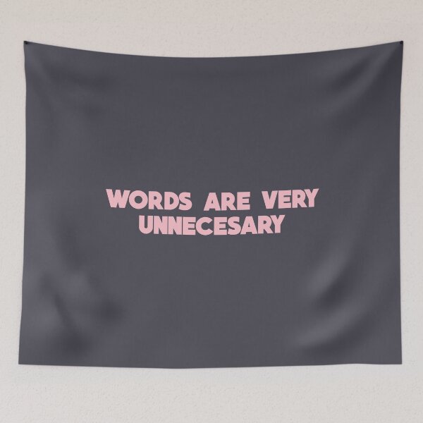 Item preview, Enjoy The Silence, words, pink designed and sold by perezzzoso.