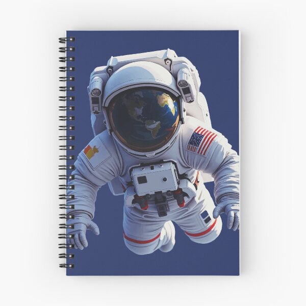 Item preview, Floating Astronaut with Earth in Visor designed and sold by ZomboniJobroni.