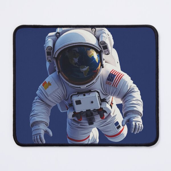 Item preview, Floating Astronaut with Earth in Visor designed and sold by ZomboniJobroni.