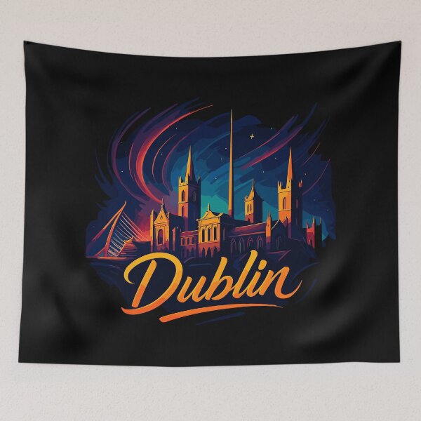 Item preview, Dublin Capital City Ireland Silhouette Gift designed and sold by Pineapple-Tree.