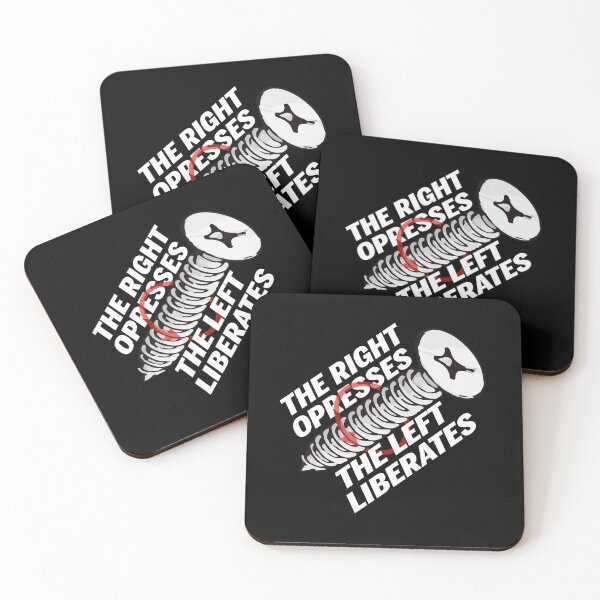 Item preview, The right opresses the left liberates designed and sold by remerasnerdas.