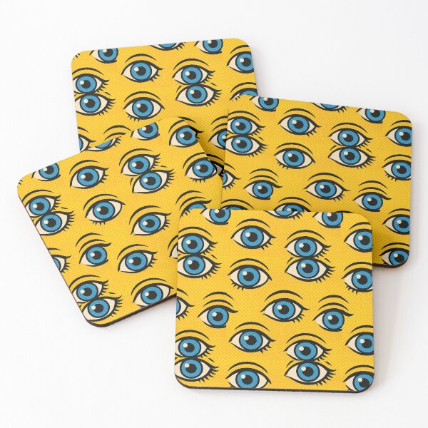 Item preview, Pop Art Eyes Seamless Pattern designed and sold by patterncrow.