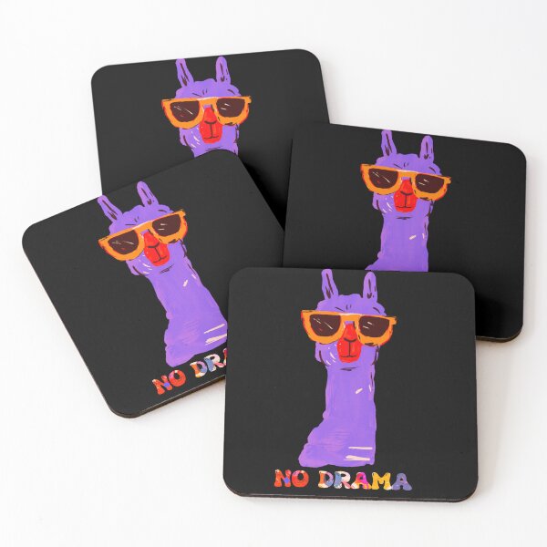 Item preview, No Drama / cool Lama  designed and sold by Nora Gad.