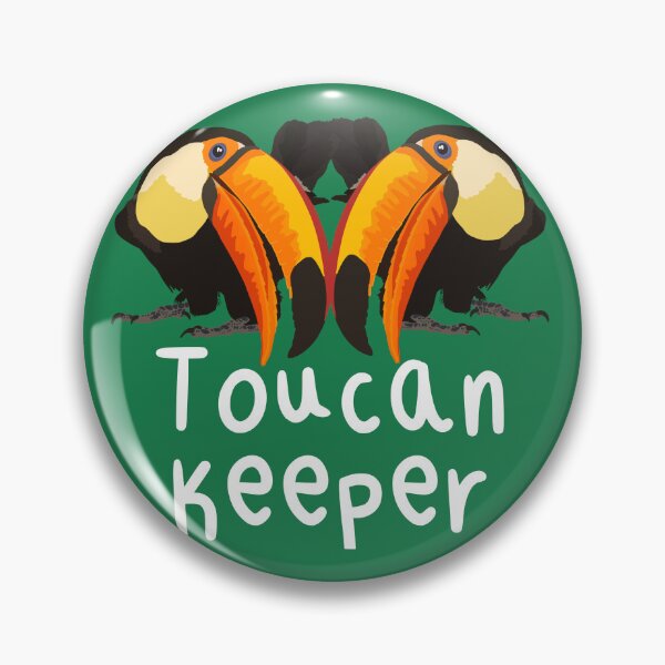 Item preview, T is for Toucan Keeper,Toucan Keeper Design – Dedicated Tropical Bird Care and Wildlife Keeper Artwork designed and sold by PrettylittlepastelUk.