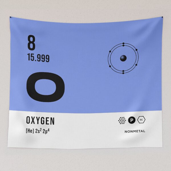 Item preview, 8 Oxygen Periodic Table Element Light designed and sold by VoodooCircus.