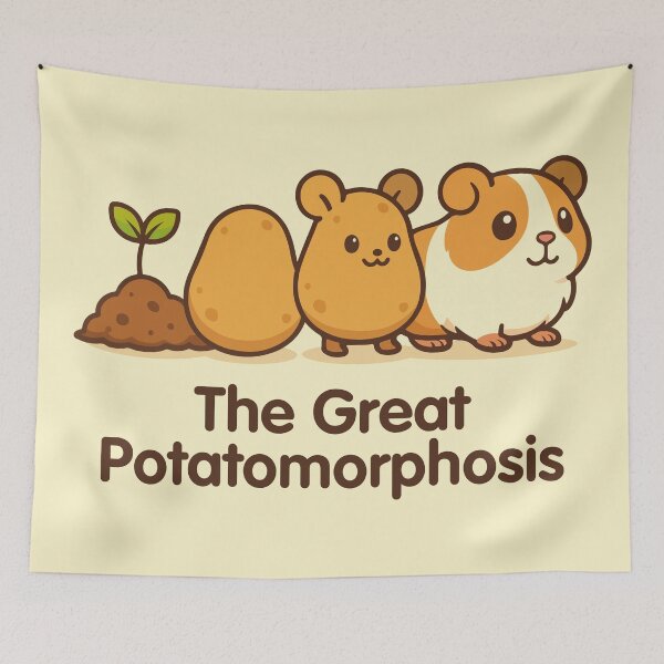 Item preview, The Great Potatomorphosis designed and sold by RatArt Designs.