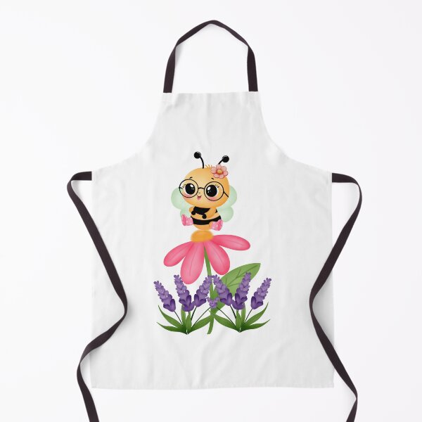 Item preview, Cute Bee with flowers designed and sold by makikung.