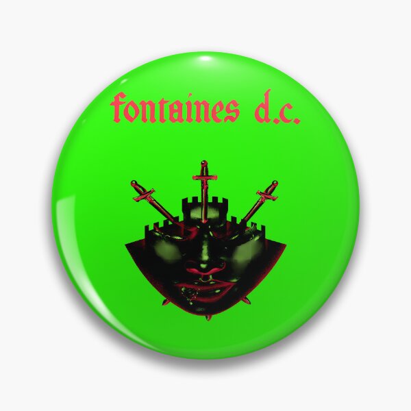Item preview, Fontaines D.C. Romance Heart Castle with Swords designed and sold by jackjoe1708.