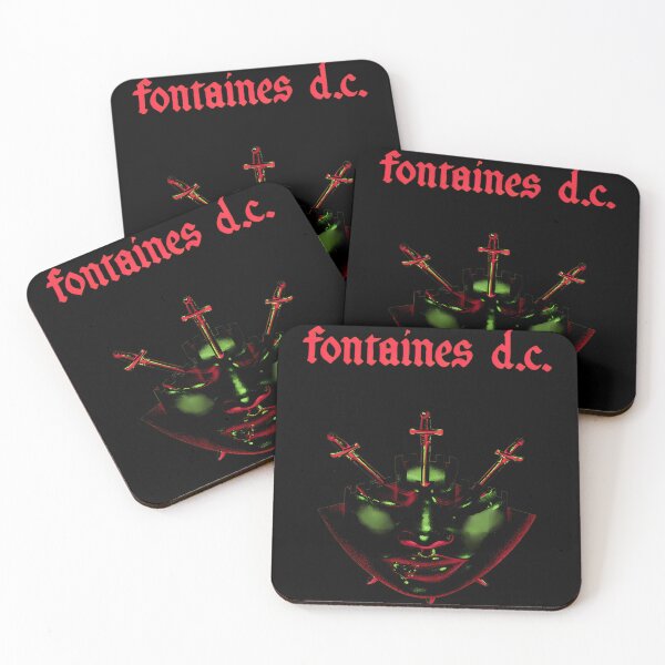 Item preview, Fontaines D.C. Romance Heart Castle with Swords designed and sold by jackjoe1708.