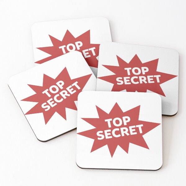 Item preview, TOP SECRET STICKER designed and sold by Wolagno.