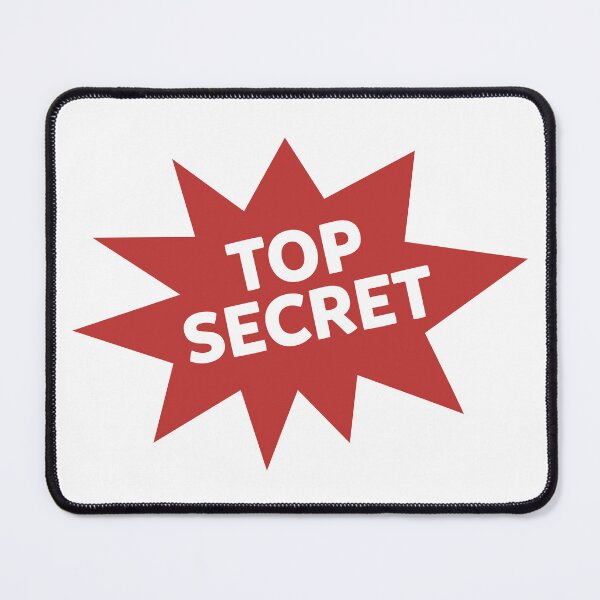 Item preview, TOP SECRET STICKER designed and sold by Wolagno.