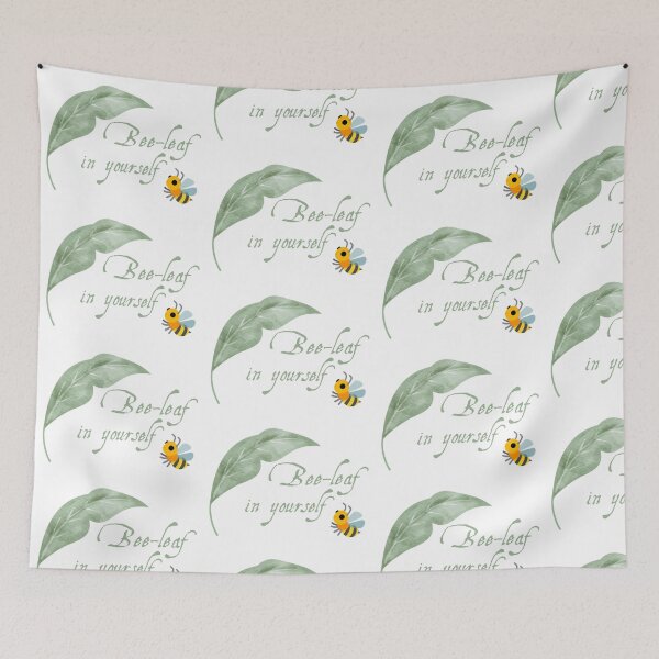 Item preview, Believe in yourself (bee-leaf in yourself) designed and sold by PixiePaletteP.
