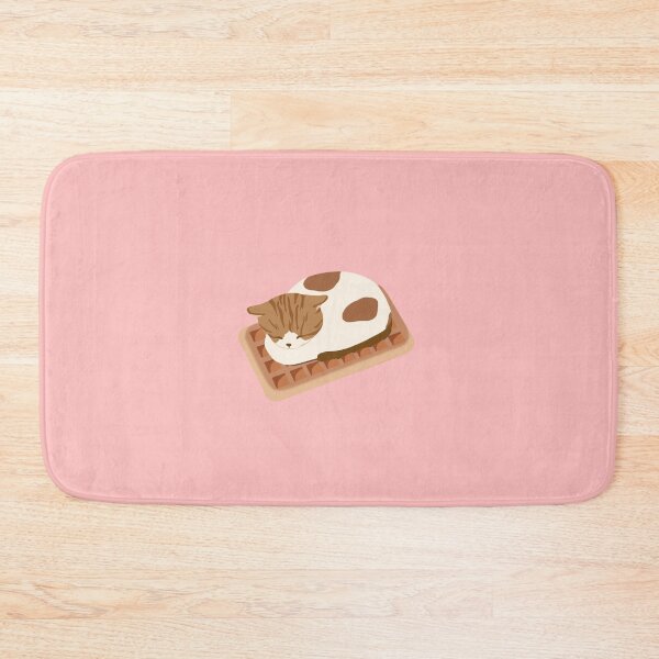 Item preview, Soya the Cat - Kawaii Cat Loafing on Waffle designed and sold by Chigurena.