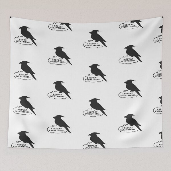 Item preview, Parrot Silhouette – “I repeat everything” designed and sold by sochadesigner.