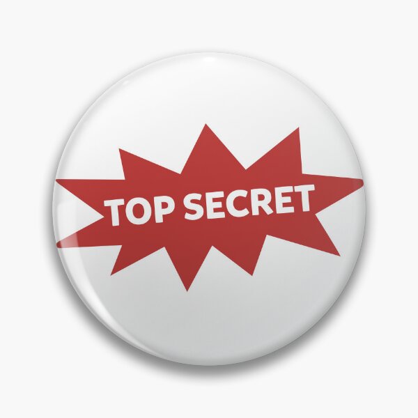 Item preview, TOP SECRET STICKER designed and sold by Wolagno.
