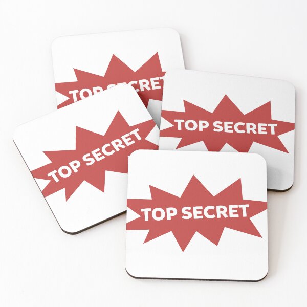 Item preview, TOP SECRET STICKER designed and sold by Wolagno.