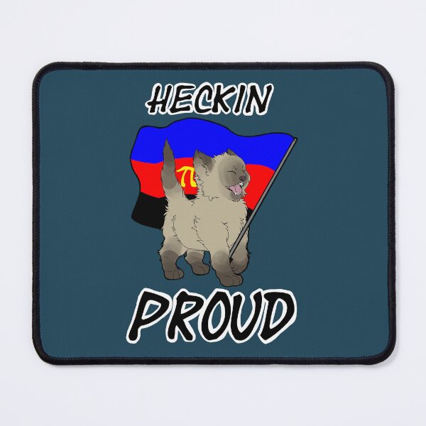 Item preview, Heckin Proud Cat - Polyamory Pride designed and sold by AstralRavens.