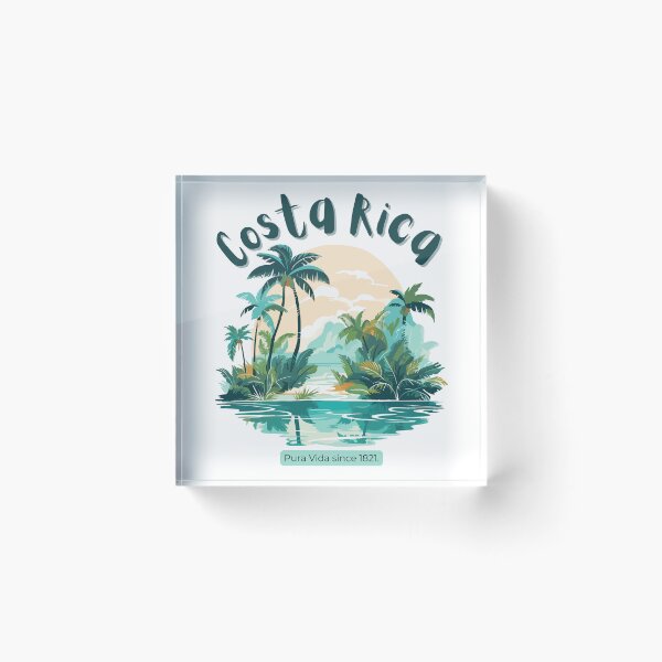 Item preview, Costa Rica Pura Vida Since 1821 designed and sold by Thehatinthecat.