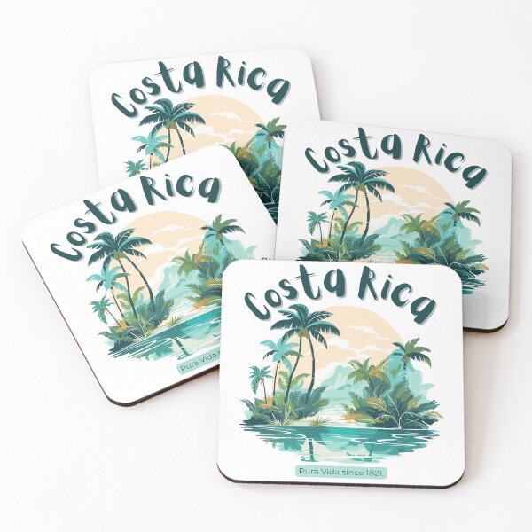 Item preview, Costa Rica Pura Vida Since 1821 designed and sold by Thehatinthecat.