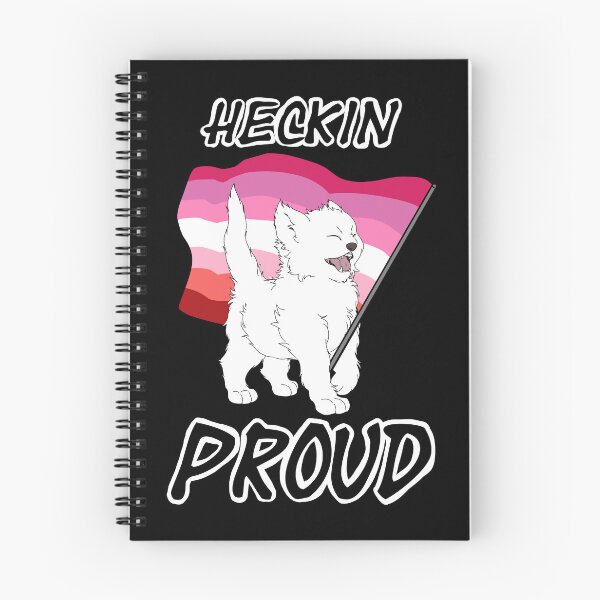 Item preview, Heckin Proud Cat - Lesbian Pride designed and sold by AstralRavens.