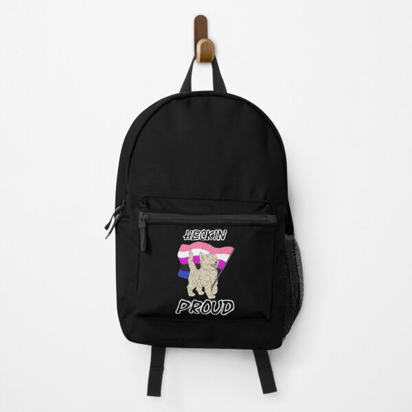 Item preview, Heckin Proud Cat - Genderfluid Pride designed and sold by AstralRavens.