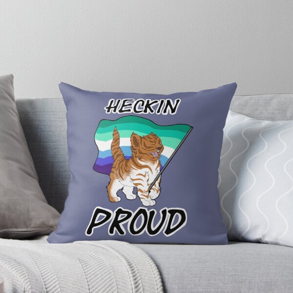 Item preview, Heckin Proud Cat - Gay Man Pride designed and sold by AstralRavens.