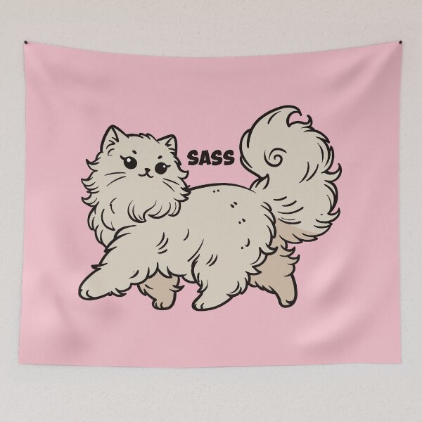 Item preview, Cat Full of Sass designed and sold by KilkennyCat Art.