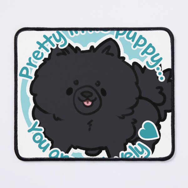 Item preview, Pretty Black Pommy Blue designed and sold by eto's art.