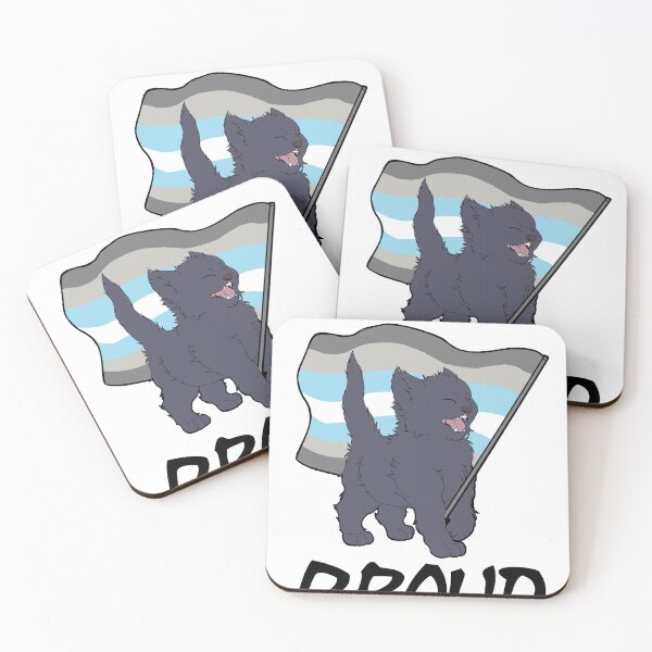 Item preview, Heckin Proud Cat - Demiboy Pride designed and sold by AstralRavens.