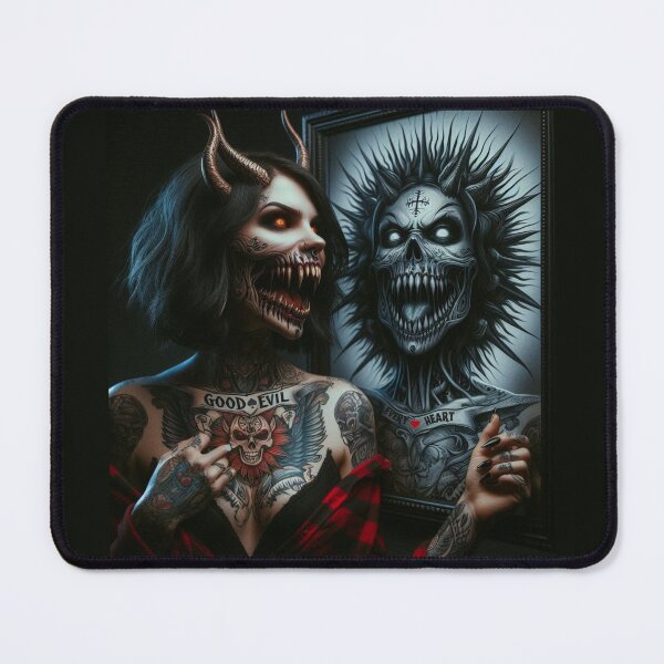Item preview, Horror Girl Horned Demon designed and sold by Voodoo Store Paranormal Collections.