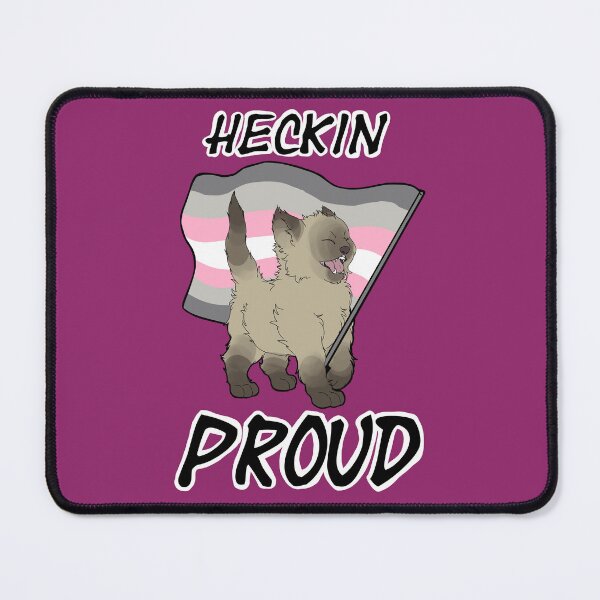 Item preview, Heckin Proud Cat - Demigirl Pride designed and sold by AstralRavens.